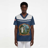 Personalized 3rd United States Colored Troops Scrub Top E Pluribus Unum - Wonder Print Shop