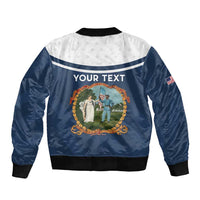 Personalized 3rd United States Colored Troops Sleeve Zip Bomber Jacket E Pluribus Unum - Wonder Print Shop