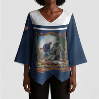 Personalized 22nd United States Colored Troops Kimono Sleeve Blouse E Pluribus Unum - Wonder Print Shop