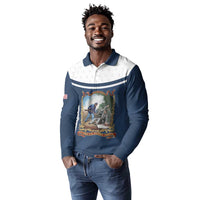 Personalized 22nd United States Colored Troops Long Sleeve Polo Shirt E Pluribus Unum - Wonder Print Shop