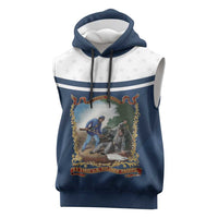 Personalized 22nd United States Colored Troops Sleeveless Hoodie E Pluribus Unum - Wonder Print Shop
