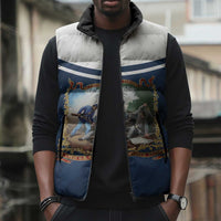 Personalized 22nd United States Colored Troops Sleeveless Puffer Jacket E Pluribus Unum - Wonder Print Shop
