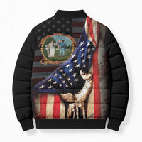 3rd United States Colored Troops Bomber Puffer Jacket Flag of Freedom - Wonder Print Shop