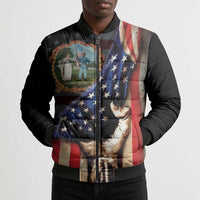 3rd United States Colored Troops Bomber Puffer Jacket Flag of Freedom - Wonder Print Shop