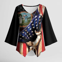 3rd United States Colored Troops Kimono Sleeve Blouse Flag of Freedom - Wonder Print Shop