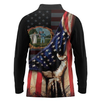 3rd United States Colored Troops Long Sleeve Polo Shirt Flag of Freedom - Wonder Print Shop