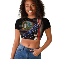 3rd United States Colored Troops Raglan Cropped T shirt Flag of Freedom - Wonder Print Shop