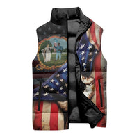 3rd United States Colored Troops Sleeveless Puffer Jacket Flag of Freedom - Wonder Print Shop