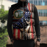 3rd United States Colored Troops Sleeveless Puffer Jacket Flag of Freedom - Wonder Print Shop