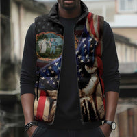 3rd United States Colored Troops Sleeveless Puffer Jacket Flag of Freedom - Wonder Print Shop