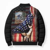 22nd United States Colored Troops Bomber Puffer Jacket Flag of Freedom - Wonder Print Shop