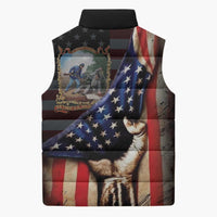 22nd United States Colored Troops Sleeveless Puffer Jacket Flag of Freedom - Wonder Print Shop
