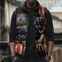 22nd United States Colored Troops Sleeveless Puffer Jacket Flag of Freedom - Wonder Print Shop
