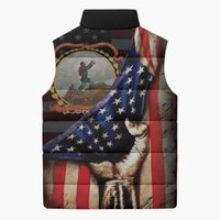 24th Regiment USCT Sleeveless Puffer Jacket Flag of Freedom - Wonder Print Shop