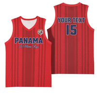 Custom Panama Football 2026 Basketball Jersey La Marea Roja Rising
