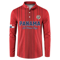 Custom Panama Football 2026 Button Sweatshirt La Marea Roja Rising