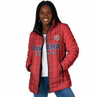 Custom Panama Football 2026 Padded Jacket La Marea Roja Rising