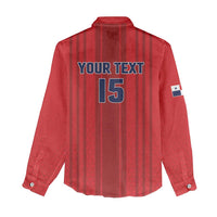 Custom Panama Football 2026 Women Casual Shirt La Marea Roja Rising