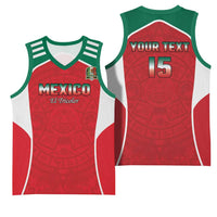 Custom Mexico Football 2026 Basketball Jersey Viva El Tri