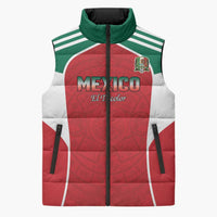 Custom Mexico Football 2026 Sleeveless Puffer Jacket Viva El Tri