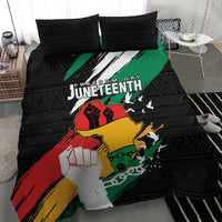 Nigeria Juneteenth Bedding Set Africa Map - Happy Freedom Day