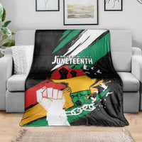 Nigeria Juneteenth Blanket Africa Map - Happy Freedom Day