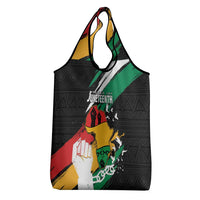 Nigeria Juneteenth Grocery Bag Africa Map - Happy Freedom Day
