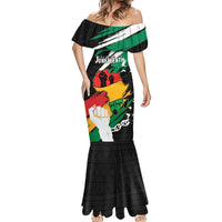 Personalised Nigeria Juneteenth Mermaid Dress Africa Map - Happy Freedom Day