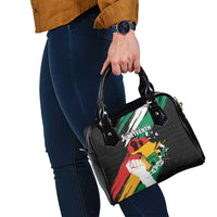 Nigeria Juneteenth Shoulder Handbag Africa Map - Happy Freedom Day