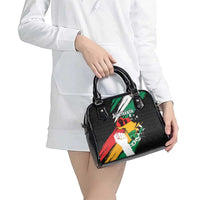 Nigeria Juneteenth Shoulder Handbag Africa Map - Happy Freedom Day