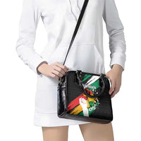 Nigeria Juneteenth Shoulder Handbag Africa Map - Happy Freedom Day