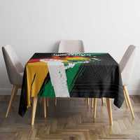 Nigeria Juneteenth Tablecloth Africa Map - Happy Freedom Day