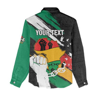 Personalised Nigeria Juneteenth Women Casual Shirt Africa Map - Happy Freedom Day