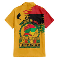 Juneteenth African American Hawaiian Shirt Free-ish Since 1865