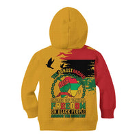 Juneteenth African American Kid Hoodie Free-ish Since 1865