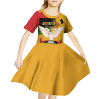 Juneteenth African American Kid Short Sleeve Dress Free-ish Since 1865