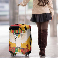 Juneteenth African American Luggage Cover Free-ish Since 1865
