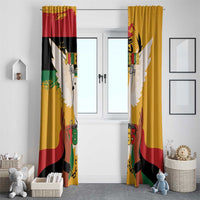 Juneteenth African American Window Curtain Free-ish Since 1865