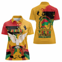 Juneteenth African American Women Polo Shirt Free-ish Since 1865
