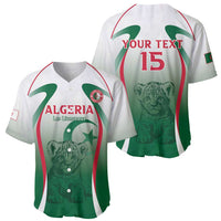 Algeria Rugby Custom Baseball Jersey Go Lion Cubs