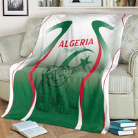 Algeria Rugby Custom Blanket Go Lion Cubs