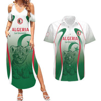Algeria Rugby Custom Couples Matching Summer Maxi Dress and Hawaiian Shirt Go Lion Cubs