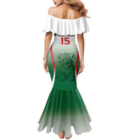 Algeria Rugby Custom Family Matching Mermaid Dress and Hawaiian Shirt Go Lion Cubs