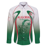 Algeria Rugby Custom Family Matching Off The Shoulder Long Sleeve Dress and Hawaiian Shirt Go Lion Cubs