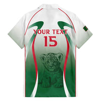 Algeria Rugby Custom Family Matching Off Shoulder Maxi Dress and Hawaiian Shirt Go Lion Cubs