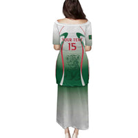 Algeria Rugby Custom Family Matching Puletasi and Hawaiian Shirt Go Lion Cubs