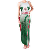 Algeria Rugby Custom Family Matching Tank Maxi Dress and Hawaiian Shirt Go Lion Cubs