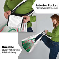 Algeria Rugby Custom Grocery Bag Go Lion Cubs