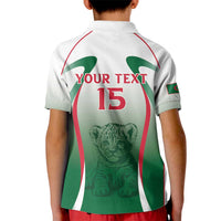 Algeria Rugby Custom Kid Polo Shirt Go Lion Cubs