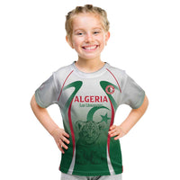 Algeria Rugby Custom Kid T Shirt Go Lion Cubs